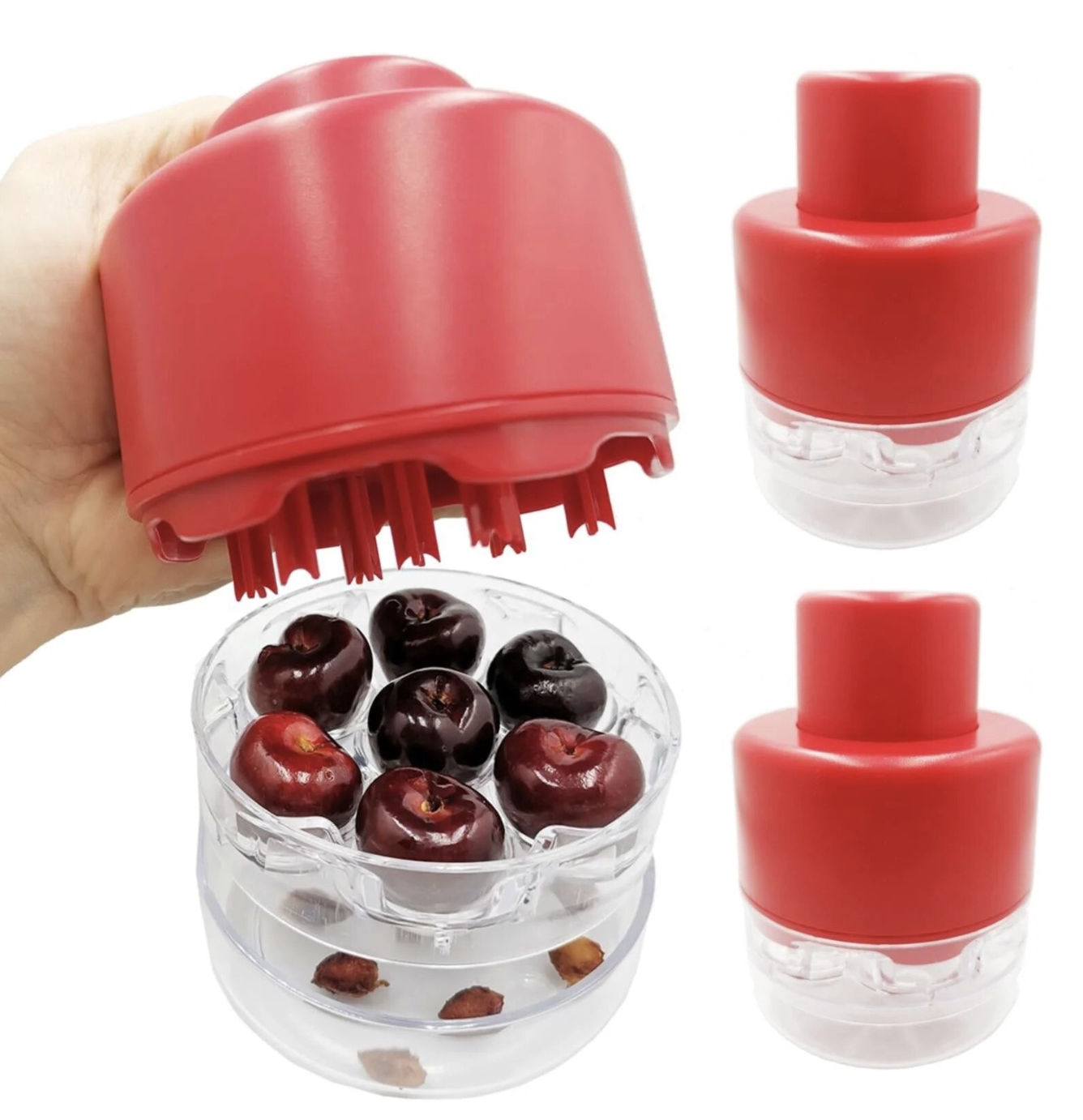 Aparat de scos samburi pentru cirese cu 7 gauri